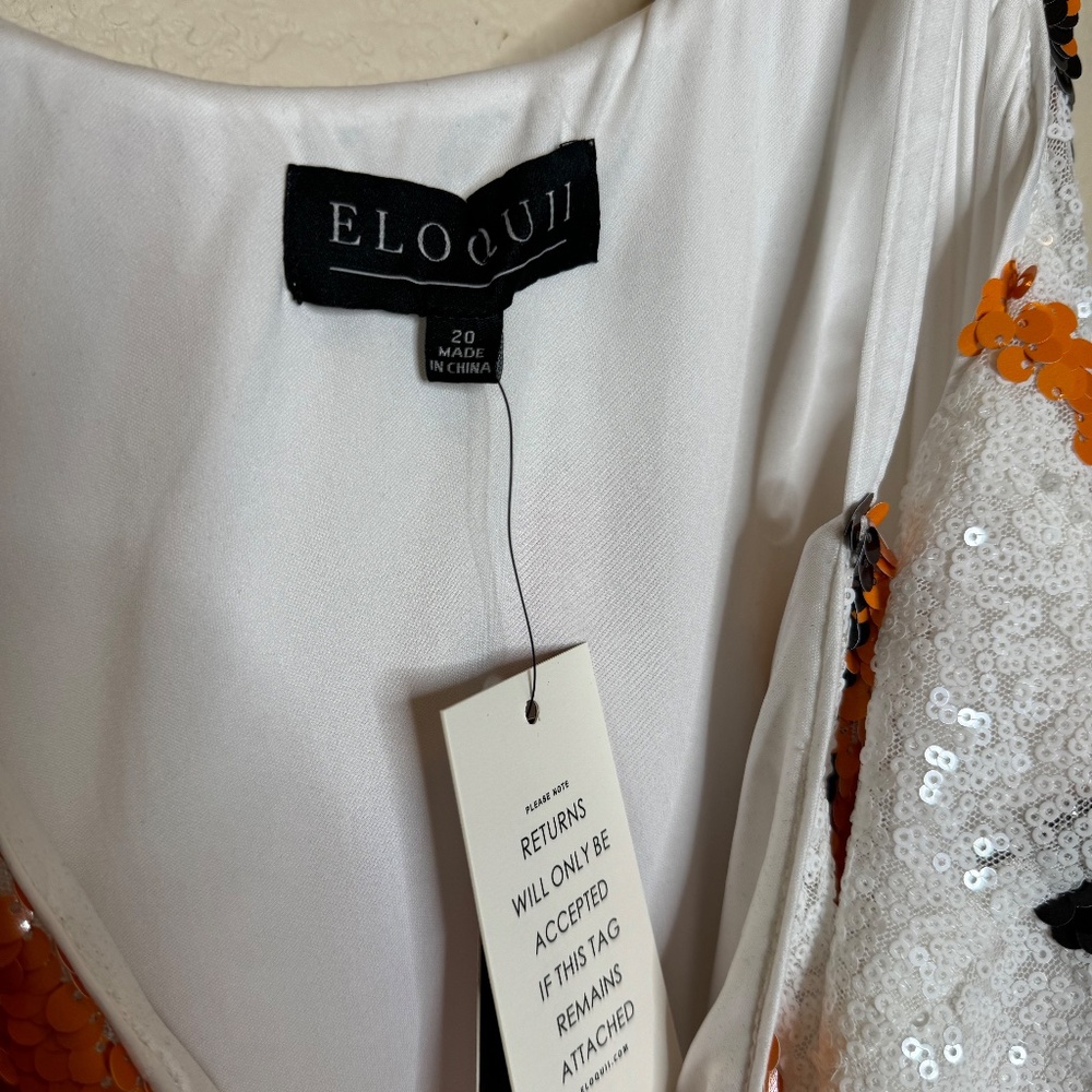 NWT Eloquii sequin maxi dress - Picture 8 of 8